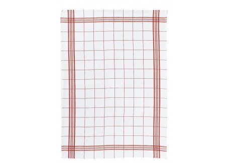 Torchon Classic Carreaux Rouge