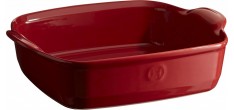 Plat à four Carré 28x23 cm Rouge Grand Cru 