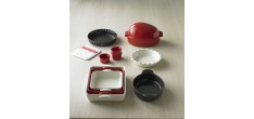 Plat à four Individuel 22x14 cm Rouge Grand Cru