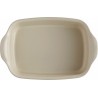 Voir la slide Plat à four Individuel 22x14 cm Argile Blanc Cassé