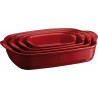 Voir la slide Plat à four Rectangulaire Medium 36x23 cm Rouge Grand Cru
