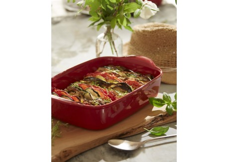 Rechthoekige Ovenschaal Medium 36x23 cm Rood Grand Cru