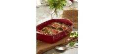 Plat à four Rectangulaire Medium 36x23 cm Rouge Grand Cru