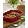 Zie dia Rechthoekige Ovenschaal Medium 36x23 cm Rood Grand Cru