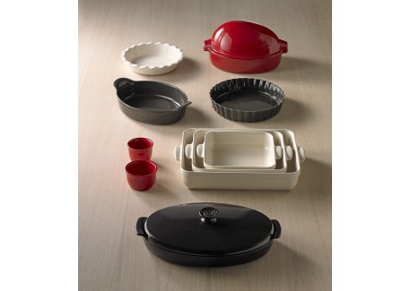 Rechthoekige Ovenschaal Medium 36x23 cm Argile Gebroken Wit