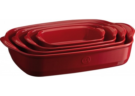 Plat à four Rectangulaire Small 30x20 cm Rouge Grand Cru