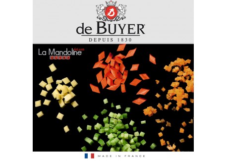 Revolution Master Mandoline de Cuisine Inox Lame Droite, 6 peignes jul