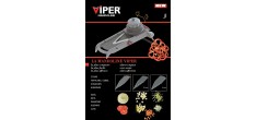 Viper Mandoline de Cuisine Lame V, Julienne 4 et 10 mm