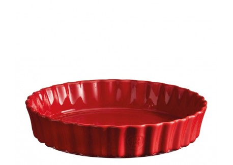 Tourtière Céramique 24x5 cm Rouge Grand Cru