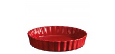Tourtière Céramique 24x5 cm Rouge Grand Cru