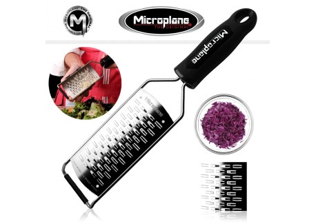 Gourmet Râpe à Double Tranchants Moyens Inox 32 cm