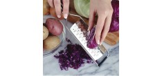 Gourmet Râpe à Double Tranchants Moyens Inox 32 cm
