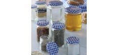 Bocal Hexagonal en Verre avec Couvercle 280 ml