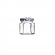 Bocal Hexagonal en Verre avec Couvercle 48 ml