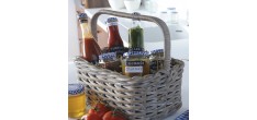 Bocal Hexagonal en Verre avec Couvercle 48 ml