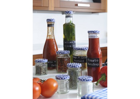 Bocal Hexagonal en Verre avec Couvercle 48 ml