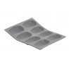 Zie dia Elastomoule Siliconen Bakvorm 8 Madeleines
