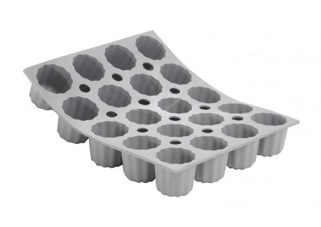 Elastomoule Moule Silicone à 20 Mini-Cannelés