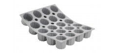 Elastomoule Moule Silicone à 20 Mini-Cannelés