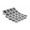 Zie dia Elastomoule Siliconen Bakvorm 20 Mini-Cannelés