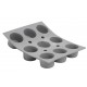 Elastomoule Moule Silicone à 9 Mini-Muffins