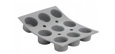 Elastomoule Moule Silicone à 9 Mini-Muffins