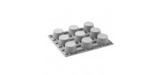 Elastomoule Moule Silicone à 9 Mini-Muffins