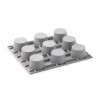 Zie dia Elastomoule Siliconen Bakvorm 9 Mini-Muffins