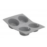 Zie dia Elastomoule Siliconen Bakvorm 4 Muffins