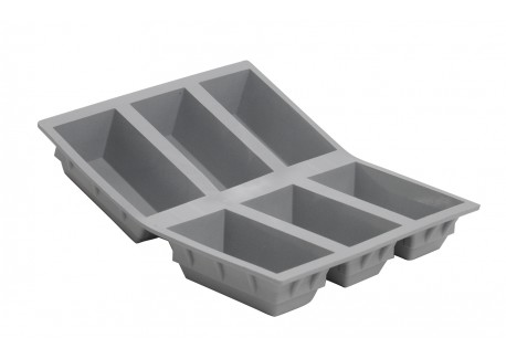 Elastomoule Moule Silicone à 6 Cakes