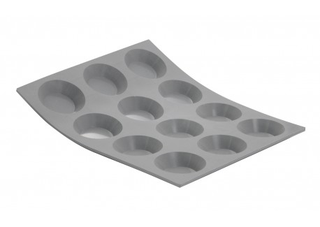 Elastomoule Siliconen Bakvorm 12 Ronde Tartjes