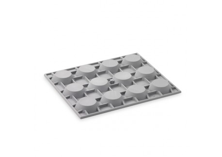 Elastomoule Moule Silicone à 12 Tartelettes Rondes