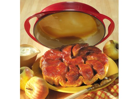 Plat Tatin 25 cm Rouge Cerise 