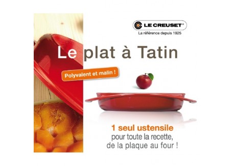 Plat Tatin 25 cm Rouge Cerise 