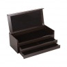 Voir la slide Goa Set Couverts 75 pcs Brossé Manche Noir + Coffret en Bois