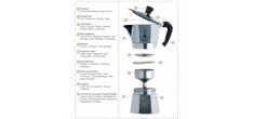 Moka Express 4 Tasses 190 ml Cafetière Italienne