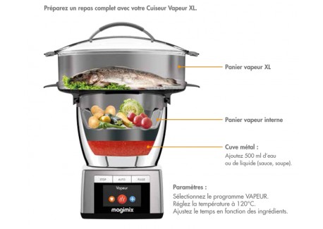 Stoommachine XXL voor Cook Expert