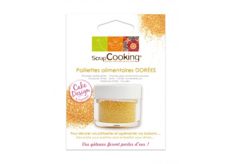 Paillettes Alimentaires Dorées 5g