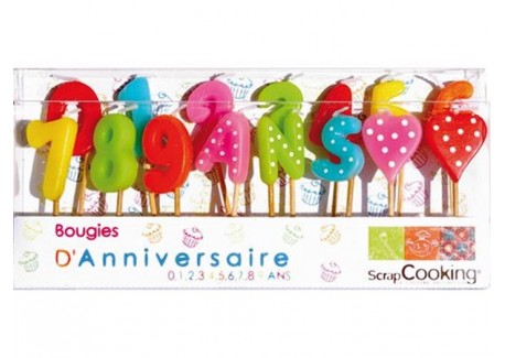 Bougies d'Anniversaire 15 pcs