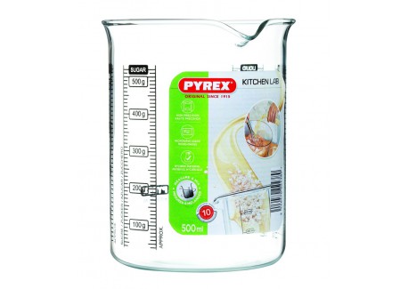 Kitchen Lab Pot Mesureur en Verre 500 ml