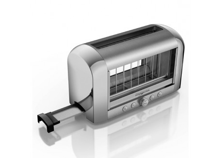 Broodrooster Le Toaster Vision Mat Chroom