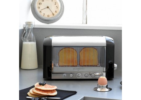 Broodrooster Le Toaster Vision Zwart