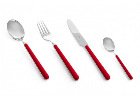 Fantasia Millenium Couverts 24 pcs Rouge Rosso
