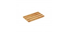 Planche à Découper Rectangulaire en Bois Debout Hévéa 33 x 21 cm