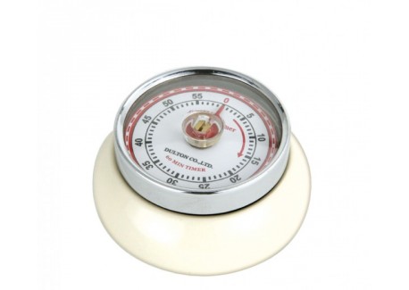 Minuterie Speed Kitchen Timer Blanc Crème