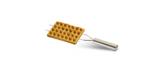 Wafelvork RVS 28 cm