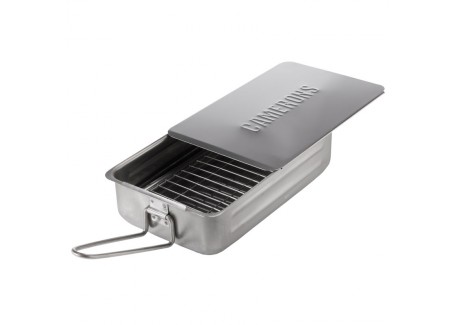 Fumoir en Inox 28x17x7 cm