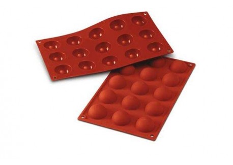 Moule en Silicone 15 Demi-Sphères 4 cm