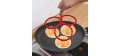 Silicone Blinivorm voor 3 Blini's