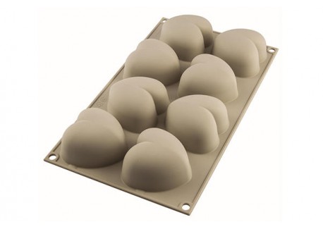 Moule en Silicone 3D Coeurs Cuoricino